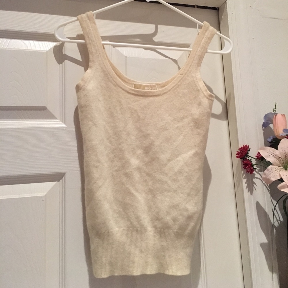 Michael By Michael Kors Cashmere Tank